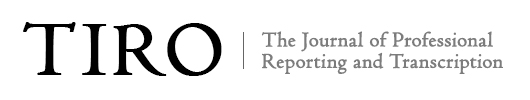 The Journal of Professional Reporting and Transcription